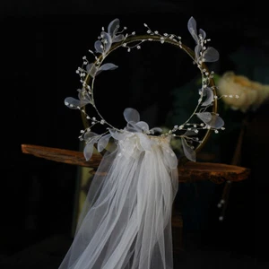 Velo da sposa, fasce, copricapo con velo copricapo sposa veli da sposa, donna - Foto 1 di 6