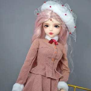 1/3 BJD-Puppe Spielzeug Mechanische Gelenke Körper Mode-Outfit-Set Mädchenpuppe - Bild 1 von 24
