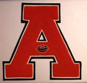 APOLLO TIGERS PENNSYLVANIA FOOTBALL BRIEF JACKE PATCH 8" UNBENUTZT VINTAGE - Bild 1 von 3