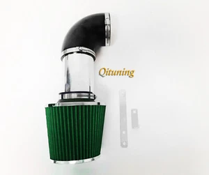 Black Green For 2003-2005 Land Rover Range Rover 4.4L V8 Air Intake Kit + Filter - Picture 1 of 1
