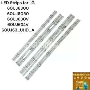 LED Strips for LG 60UJ6300 60UJ6050 60UJ630V 60UJ634V 60UJ63_UHD_A - Picture 1 of 7
