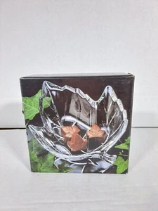 Cuenco de caramelo vintage Studio Nova hoja de arce 5 1/2" nuevo en caja - Imagen 1 de 5