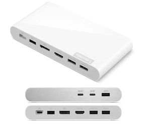 Lenovo 500 USB-C Base Universal Laptop Estación de Acoplamiento USB-C Pantalla Doble a 4K - Imagen 1 de 3