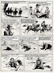 LE TRESOR DU MORMON PETIT TOM SUPERBE PLANCHE ORIGINALE ARTIMA  PAGE 3 - Picture 1 of 1