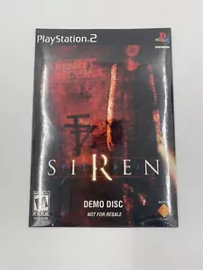 Siren PS2 Demo Disc Not For Resale Promo Playstation 2 Sealed Brand New - Picture 1 of 6