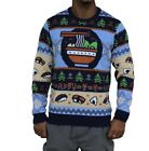 Hunger Games Geeknet Ugly Holiday Sweater Blue Long Sleeves Crew Neck 2Xl Nwt
