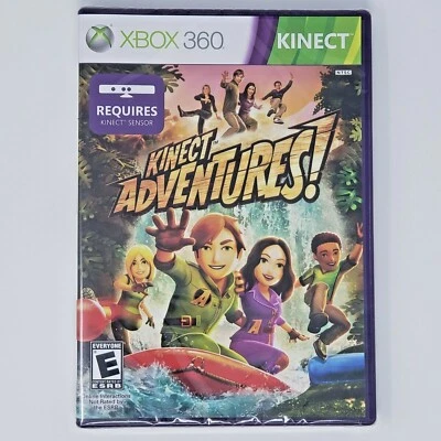 NEW XBOX 360 Kinect Adventures Microsoft SEALED - Image 1 of 4