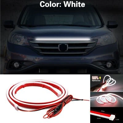 Hood LED Daytime Running Light Strip Flexible Lamp 1p For Honda CR-V CRV Foto 1 de 4