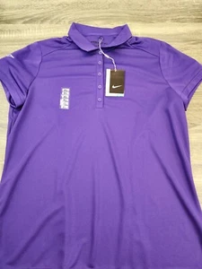 Nike Golf Murphy USA Polo Shirt Top Women's XL Purple Employee Uniform NWT - Picture 1 of 6