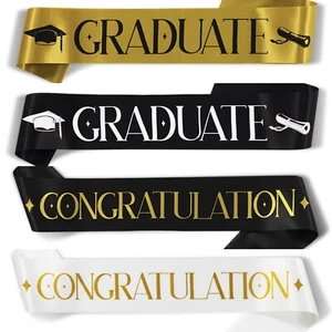 Graduate Graduation Sash - Picture 1 of 5