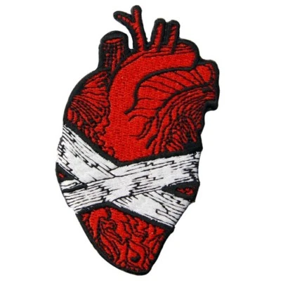 Embroidered Iron Sew on patches transfers patch Appliques emblems Save My Heart - Image 1 of 4
