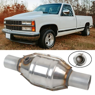 Conversor catalítico EPA entrada/saída 2" para Chevrolet C1500 C2500 C3500 com protetor térmico - Imagem 1 de 4