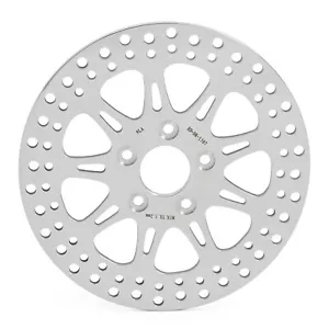 11.5" Polished Rear Brake Rotor Heritage Softail Springer Fatboy Sportster 87-99 - Foto 1 di 4