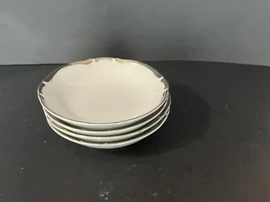 VTG Harmony House China 3656 Starlight Berry Fruit Bowls Dessert 4 platinum - Picture 1 of 3