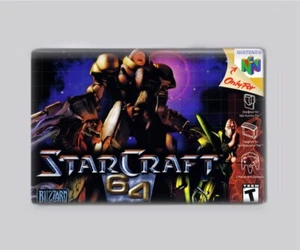 STARCRAFT 64 / N64 - IMÁN NEVERA 2"x3" (caja retro juego nintendo 64 - Imagen 1 de 3