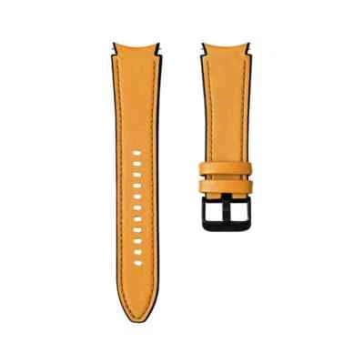 Curved Rubber Leather Strap for Samsung Galaxy Watch 7 6 5 4 40 44 43 47mm Belt - Image 1 of 4