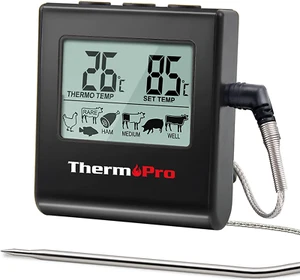 ThermoPro TP16 Digitales Bratenthermometer Ofenthermometer Fleischthermometer - Bild 1 von 8