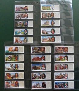 Vintage Typhoo Teeservice 25 Sammelkarten Set interessante Ereignisse in der britischen Geschichte - Bild 1 von 10