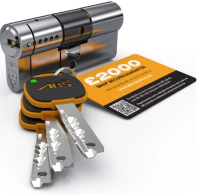 CILINDRO AVOCET ABS MASTER SERIES CROMO PULIDO 35MM INT 35MM EXT, 3 LLAVES