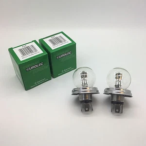 2 x Eurolec 410 R2 12v 45/40w P45T Car Headlight Headlamp Bulb - Picture 1 of 2