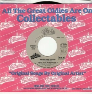 ENGELBERT HUMPERDINCK - AFTER THE LOVIN' - MINT REISSUE 45 - UNPLAYED NEW - Picture 1 of 2