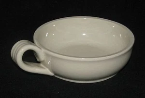 Plato de vela de gres colonial con mango 5 "x 1.75" - Imagen 1 de 3
