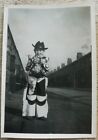 VINTAGE PHOTO SNAP ~ Little Cowboy in a Terraced Street. c1950s. 8.5 x 6cm