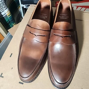 Zapatos de vestir mocasines Goodyear Welted Penny de colección Brooks Brothers para hombre talla 9,5 D EE. UU.  - Imagen 1 de 9