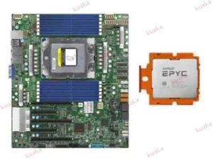 Supermicro H13SSL-NT Motherboard ATX With AMD EPYC Genoa 9654 QS 96 Cores CPU - Picture 1 of 3