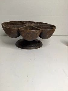 Stern Gusseisen Nagel Tasse drehbar Caddy Halter Baumarkt 8 Behälter Tablett Schuster - Bild 1 von 3