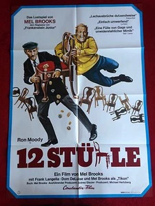 12 Stühle Kinoplakat Filmplakat A1 Poster Mel Brooks Ron Moody 1976 - Bild 1 von 1