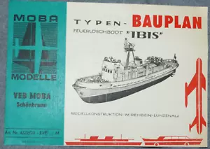 Bauplan Feuerlöschboot "IBIS" - Bild 1 von 4