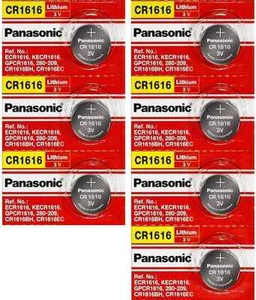 Panasonic Genuine CR1616 ECR1616 1616 3V Button Coin Cell Watch Battery x 7 pcs  - Picture 1 of 1