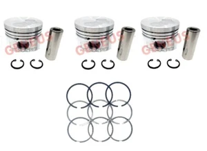 Set 3 piston with pin with rings Daihatsu DM950 DM950D DM950DT DM950DTH STD - Bild 1 von 1