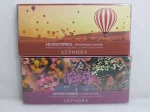 SEPHORA EYE STORIES EYE PALETTE FRESH FLORALS & SOUTHWEST SUNRISE 2PCS - Picture 1 of 4