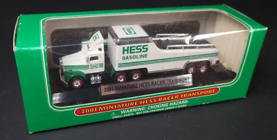 Transporte Hess 2001 miniatura Hess Racer con Lamborghini Countach Foto 1 de 2