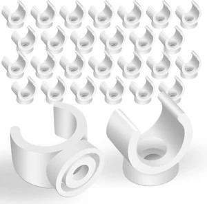 1/2 Pollice PEX Clip Appendiabiti per Tubi Morsetti Supporto Plastica Bianco - Foto 1 di 6