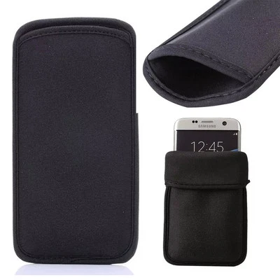 Funda protectora de neopreno elástica suave que absorbe los golpes para varios teléfonos Foto 1 de 4