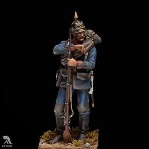 Prussian Infantryman, 1870 54mm Painted Miniature Tin Toy Soldier Pre-Sale | Art - Picture 1 of 4