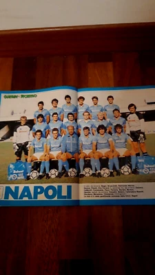 GUERIN SPORTIVO OCTOBER 1985  DIEGO MARADONA Vs CARLO ANCELOTTI + POSTER NAPOLI! - Image 1 of 4