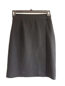 Liz Claiborne,  Women's Size 6 Wrap Skirt, Black, Knee Length, EUC  - Picture 1 of 4