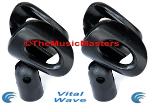 (2) X-Large Wireless MIKROFON CLIP Karaoke Stativ Ständer Mikrofon Halter Klemmhalterung - Bild 1 von 7
