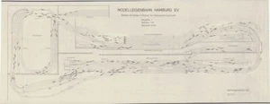 Gleisplan 1:20 der Anlage im Museum für Hamburgische Geschichte - MEHEV |D68 - Picture 1 of 3