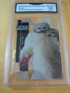 WAMPA 2015 STAR WARS HIGH TEK STAR DESTROYER VARIATION # 34 GRADED 10 - Bild 1 von 1