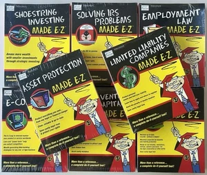 New Sealed Business Software Made E-Z Company For Macintosh & Windows Lot X8 - Bild 1 von 10