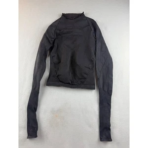 Free People Movement Long Sleeve Top XS Athleisure Ruffle Mock Neck - Picture 1 of 7