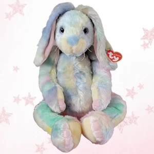 ⭐️ TWITCHER ⭐️ 2001  TY CLASSIC COLLECTION Pastel Tye-dyed Rabbit MWMT'S - Picture 1 of 6