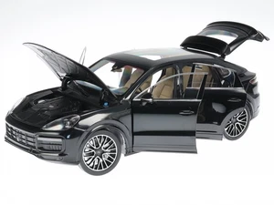 Porsche Cayenne Turbo cupé negro diecast modelo coche WAP0213200K Norev 1:18 - Imagen 1 de 7