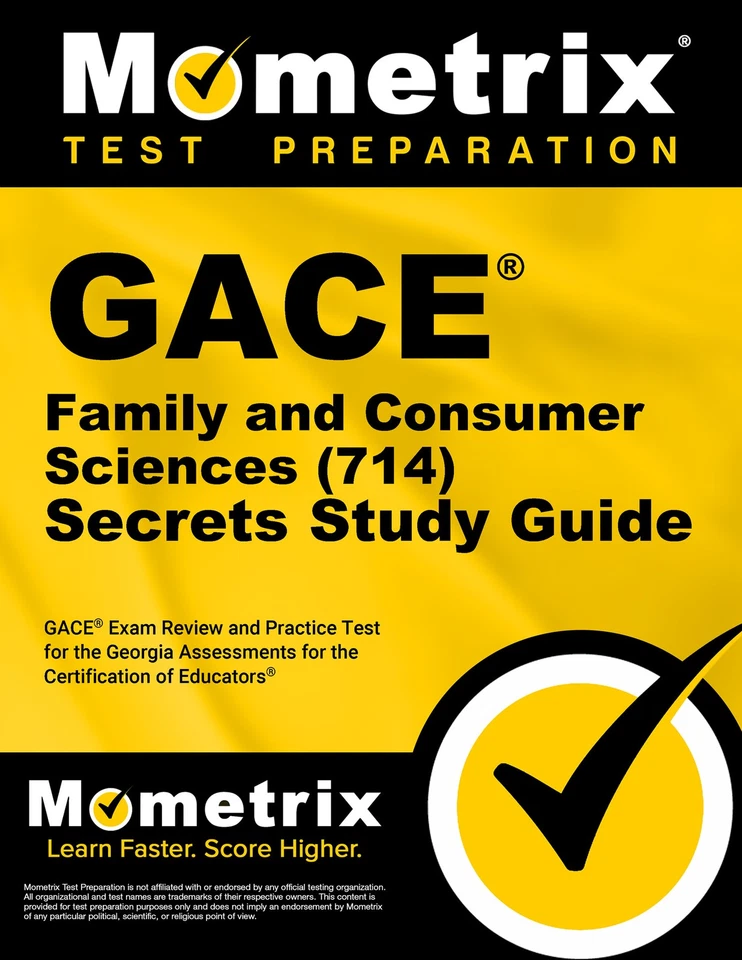 GACE Family and Consumer Sciences (714) Secrets Study Guide - Image 1 of 1