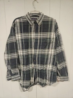 Gant Vintage 100% Cotton Cambridge Multicolor Plaid Flannel Shirt Men’s Size XL  - Image 1 of 4